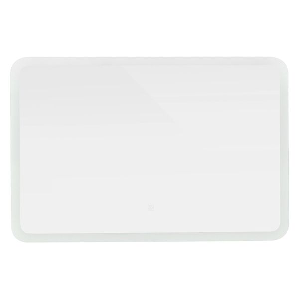ML-Design Badspiegel Weiß Led-Spiegel mit Touchschalter 90 x 60 cm Glas günstig online kaufen