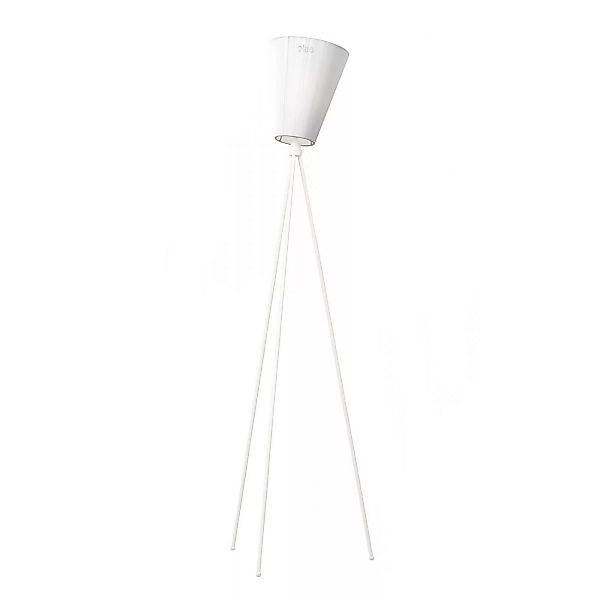 Northern - Oslo Wood Stehleuchte Gestell Weiß - weiß/H x Ø 165x55cm/ mit Di günstig online kaufen