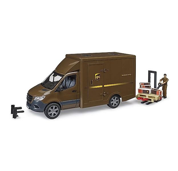 Bruder® Spielzeug-Transporter MB Sprinter UPS mit Fahrer und Zubehör 02678 günstig online kaufen