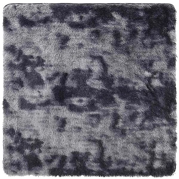 vidaXL Teppich Shaggy Hochflor NAVARRA Dunkelgrau 160x160 cm Polyester 4102 günstig online kaufen