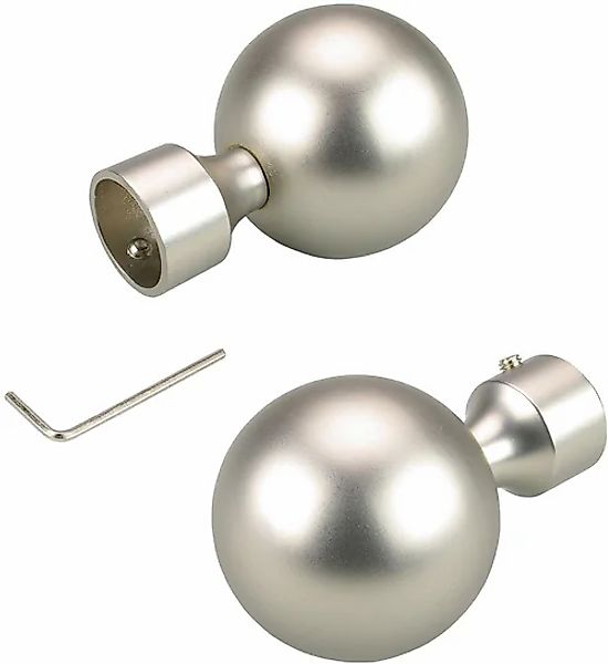 Liedeco Gardinenstangen-Endstück "Kegel mit Rohraufnahme" für Gardinenstang günstig online kaufen