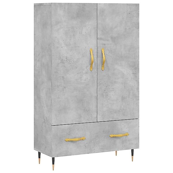 vidaXL Highboard Betongrau 69,5x31x115 cm Holzwerkstoff 828216 günstig online kaufen