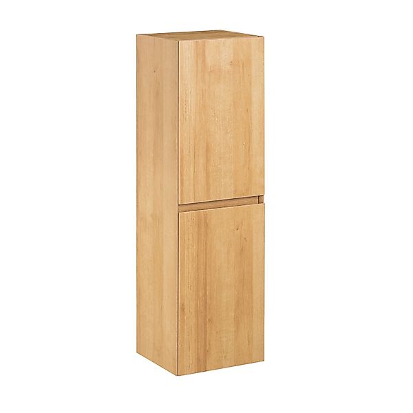 SoBuy Hochschrank Hängeschrank mit 2 Türen Badezimmerschrank Natur BZR175-N günstig online kaufen