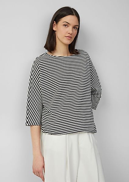 s.Oliver 3/4-Arm-Shirt Gestreiftes T-Shirt im Relaxed günstig online kaufen