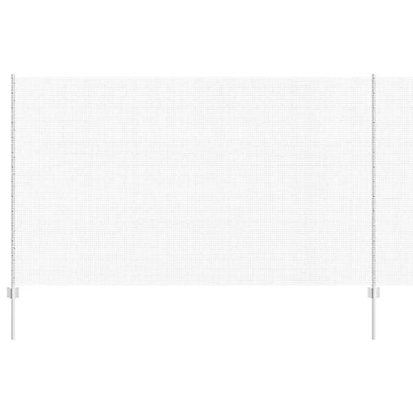vidaXL Zaun mit Pfosten Silber 1,4 x 50 m Stahl 3336403 günstig online kaufen