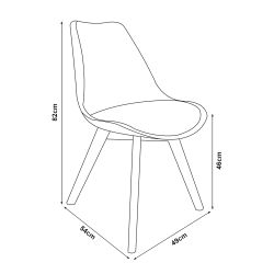 en.casa Esszimmerstuhl (Set, 2 St), »Fläten« günstig online kaufen