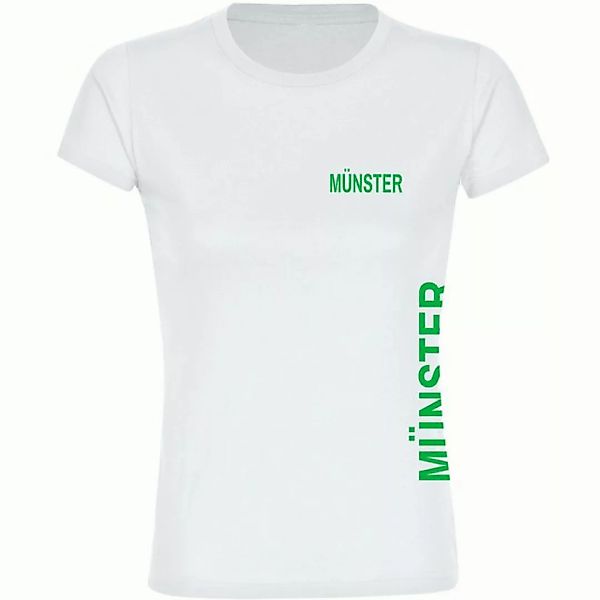 multifanshop T-Shirt Damen Münster - Brust & Seite - Frauen günstig online kaufen