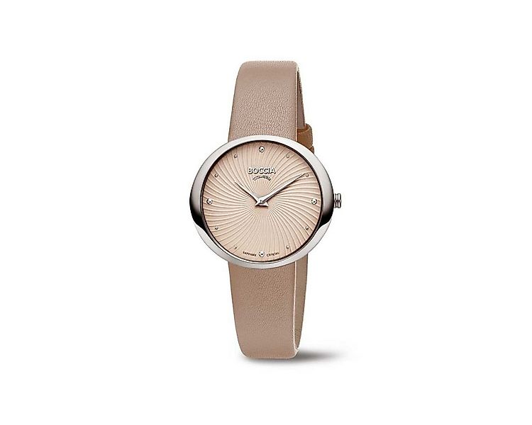 Boccia Titanuhr Boccia damenuhr Titan 3364-02 mit saphirglas und Lederband, günstig online kaufen