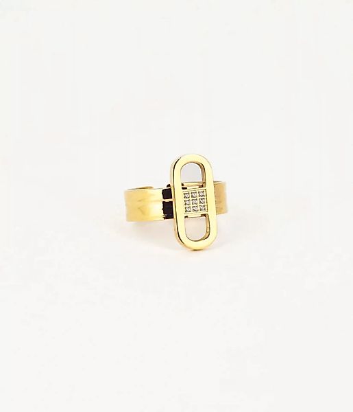 Zag Bijoux Schmuck Ring Damen Edelstahl Verstellbar Gold günstig online kaufen