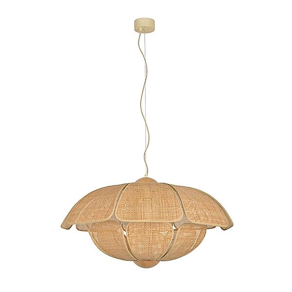 MARKET SET Hängelampe Coquillage, 70 cm, naturfarben, Rattan günstig online kaufen