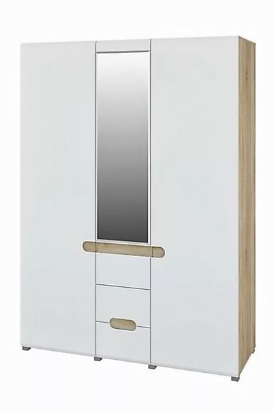 Möbel-Lux Kleiderschrank Leonardo 3-türig günstig online kaufen