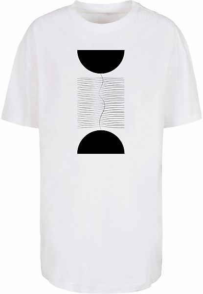 Merchcode T-Shirt "Merchcode Ladies Abstract Lines T-Shirt" 1 Stk. tlg. günstig online kaufen