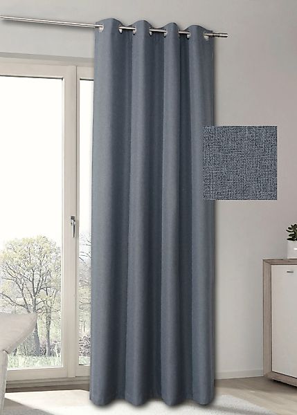 my home Vorhang "MAILAND" Ösen 1 Stk. tlg. blickdicht, verschiedene Farben, günstig online kaufen