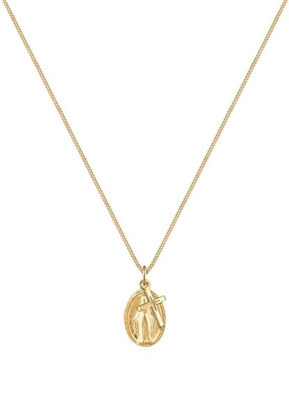 Elli Kette mit Anhänger Kreuz Marienbild günstig online kaufen