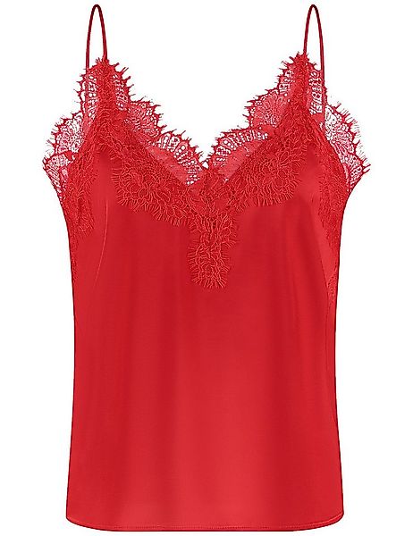 Taifun Kurzarmbluse – Elegantes Spaghettiträger-Top mit Spitzendetail Spagh günstig online kaufen