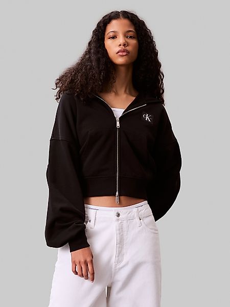 Calvin Klein Jeans Kapuzensweatshirt "A- FRNCH TRRY BDG LG", Mit Rundhalsau günstig online kaufen