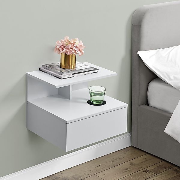 en.casa Wandboard, »Amberg« Nachttisch hängend 40x35x31 günstig online kaufen