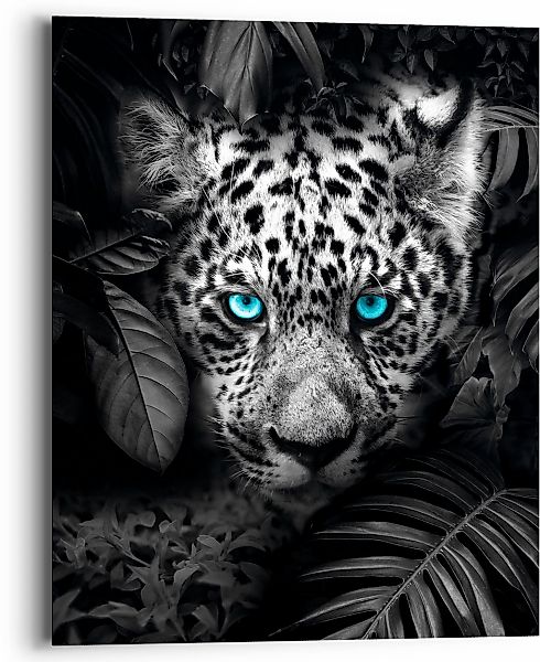 Reinders Holzbild "Blue Eyed Leopard" 1 Stk. tlg. günstig online kaufen