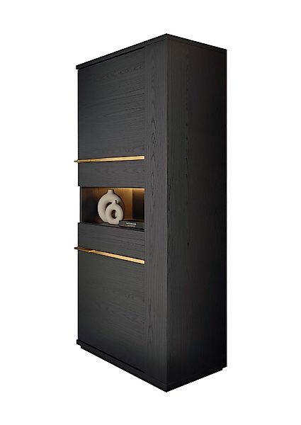 Interdesign24 Standvitrine Pegaso (2-Türig mit offenem günstig online kaufen