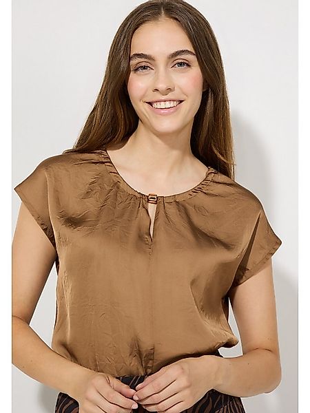 MORE&MORE T-Shirt Satinfrontshirt günstig online kaufen