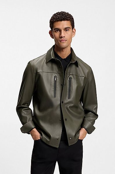 BOSS GREEN Hemdjacke Porsche Spirit 70 Capsule Collection aus Nappaleder, P günstig online kaufen