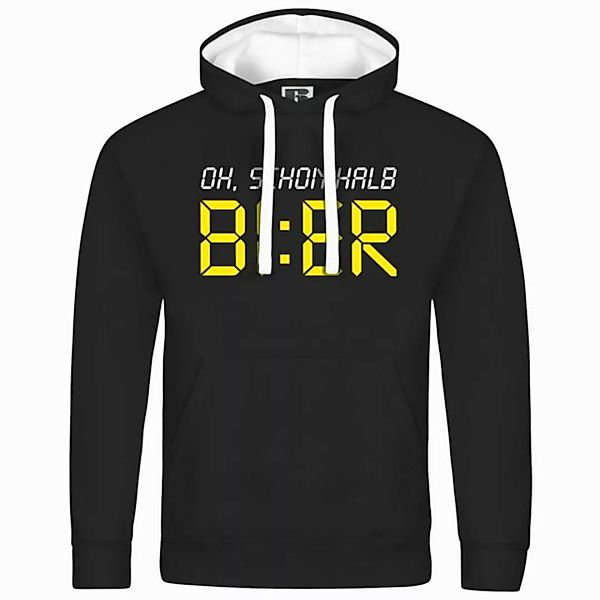 deinshirt Kapuzenpullover Herren Kapuzenpullover Oh schon halb Bier Mit Pri günstig online kaufen