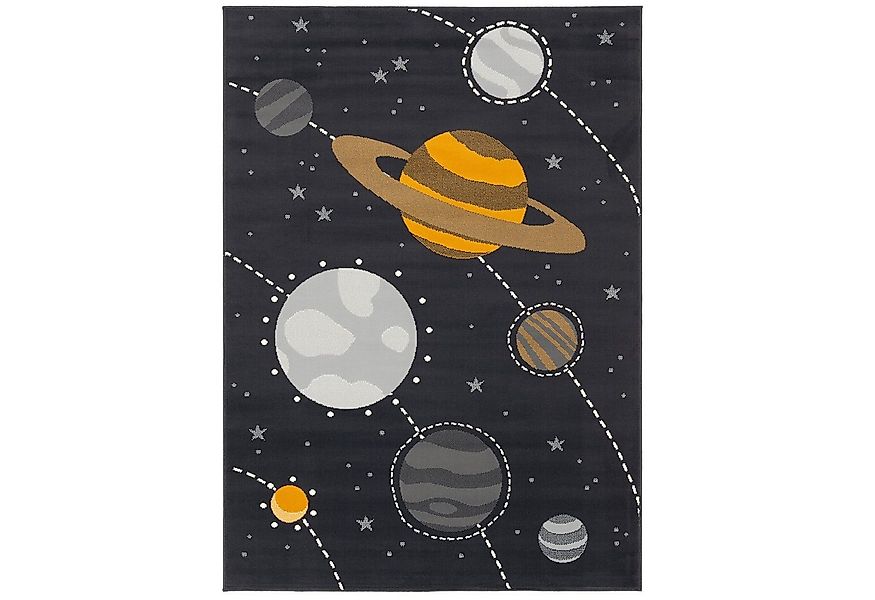 Pergamon Kinderteppich Kinderteppich Passion Kids Planeten, Rechteckig, Höh günstig online kaufen