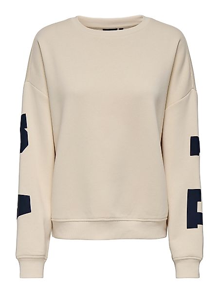 ONLY Sweatshirt ONLSWEAT L/S BACK/SLEEVE PRINT günstig online kaufen