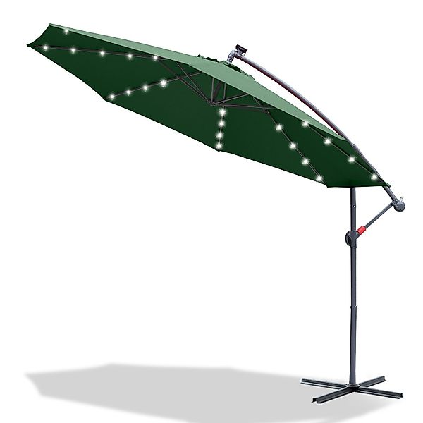 Clanmacy Sonnenschirm Sonnenschirm 300/350cm Terrassen Balkonschirm günstig online kaufen