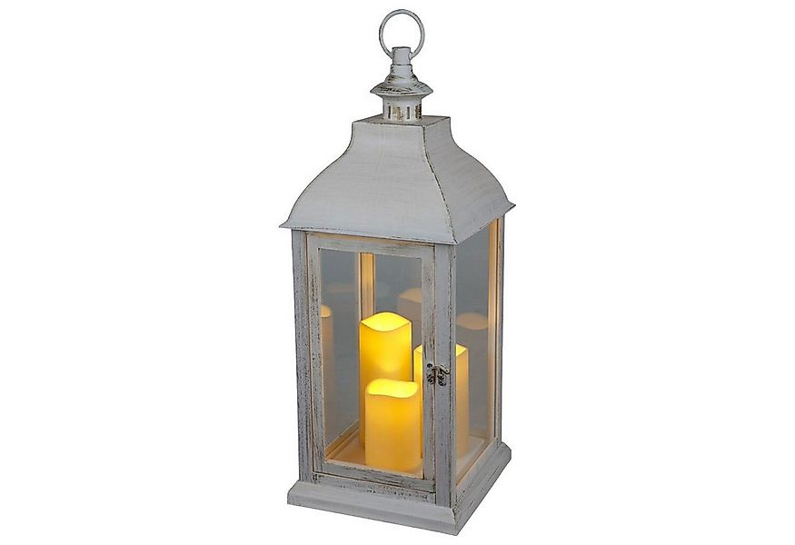 BURI Kugelleuchte Laterne mit Flackereffekt LED-Kerzen Windlicht Timer günstig online kaufen