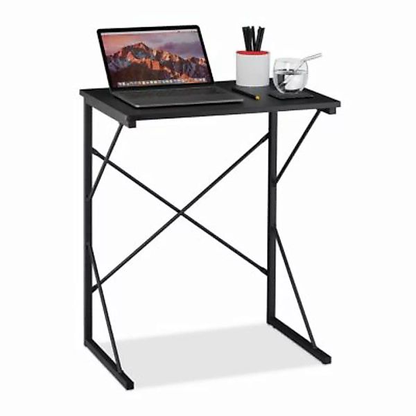 relaxdays Schreibtisch klein schwarz günstig online kaufen