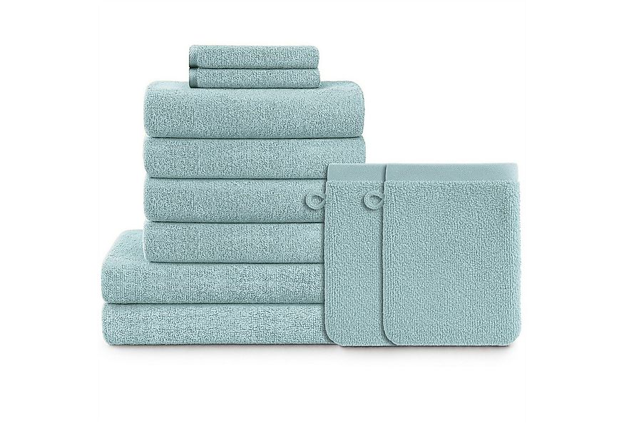 Blumtal Handtuch Set Blumtal 10 Teilig - Handtücher Set 100% Baumwolle, wei günstig online kaufen