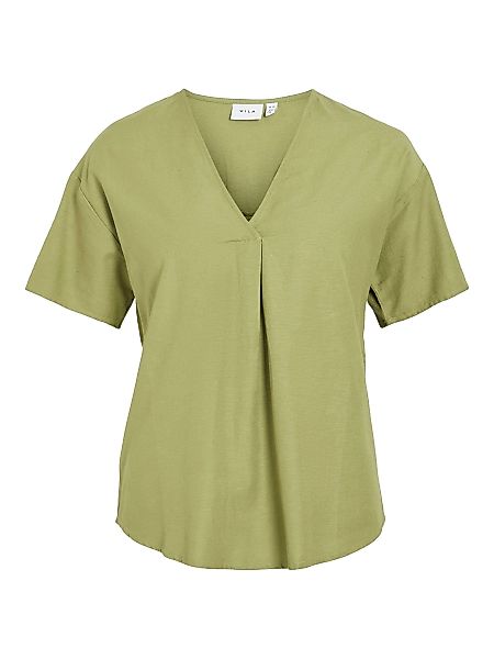 Vila Blusenshirt V-Ausschnitt mit Überlappung und günstig online kaufen