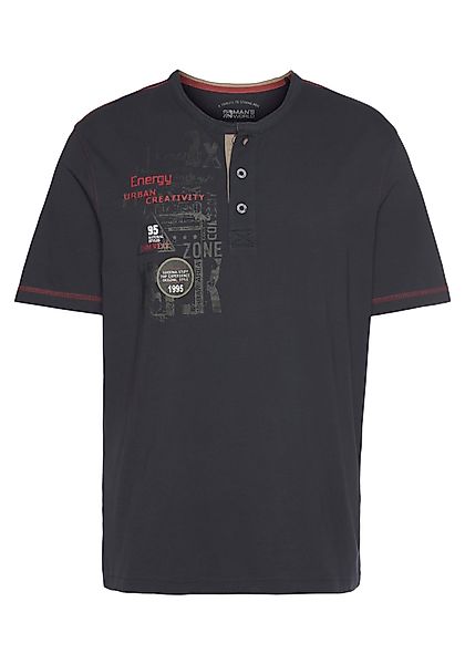 Man's World Henleyshirt Kurzarm, lässige Passform, günstig online kaufen