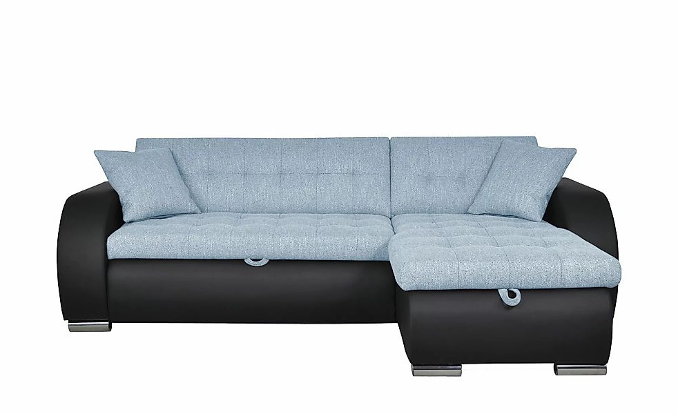 Ecksofa  Aries ¦ blau ¦ Maße (cm): B: 242 H: 80 T: 161.0 Polstermöbel > Sof günstig online kaufen