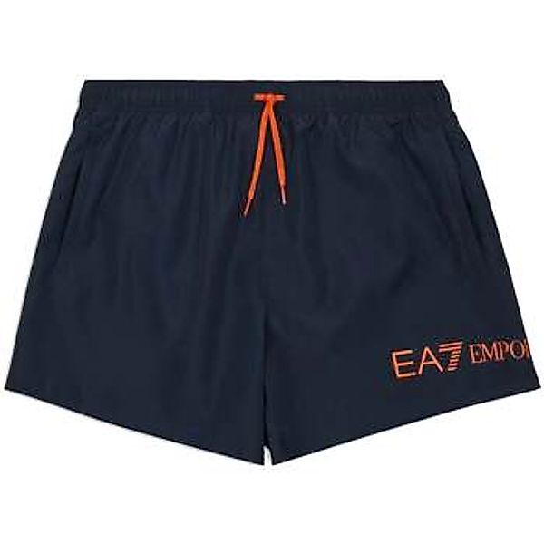 Ea7 Emporio Armani  Badeshorts Logo Swim Shorts Armani Blue/Tanger günstig online kaufen