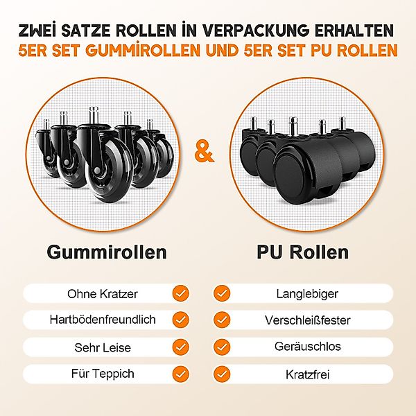 Homimaster Bürostuhl Ergonomisch Bürostuhl, Kunstleder Schreibtischstuhl günstig online kaufen
