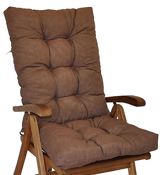 Rattani Hochlehnerauflage Polster für Gartenstuhl Hochlehner Auflage Gr. 12 günstig online kaufen