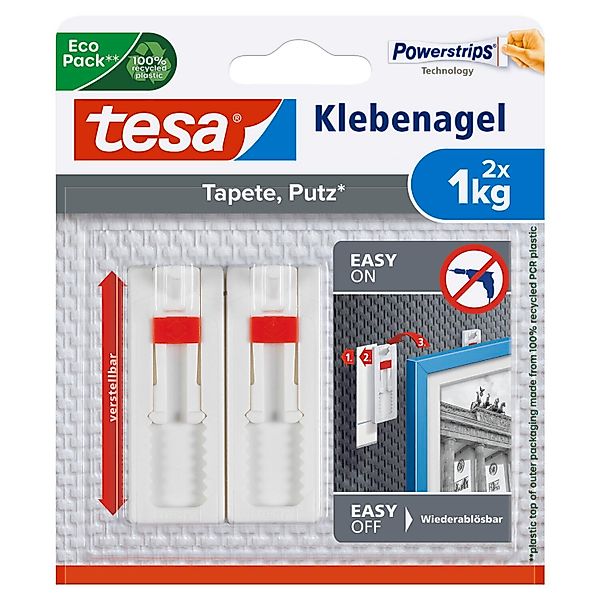 tesa Klebehaken Klebenagel mit max. 1 günstig online kaufen