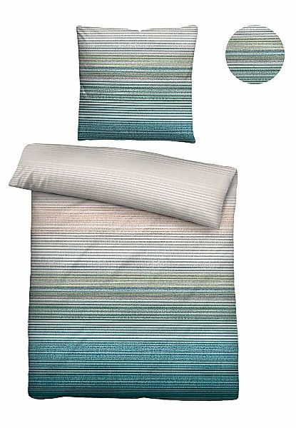 Biberna Bettwäsche "0025007" 2 Stk. absolut bügelfrei, 100% Baumwolle, mit günstig online kaufen