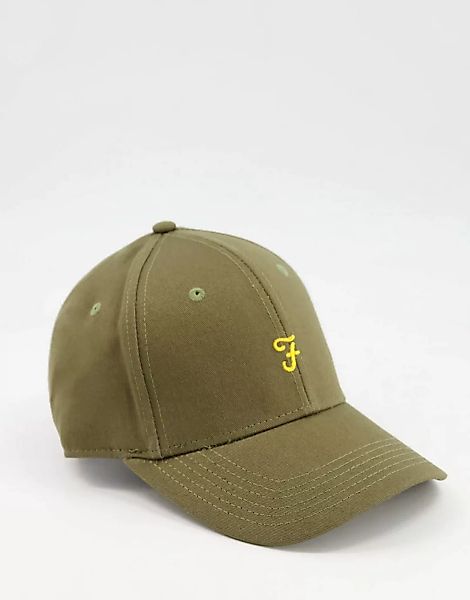 Farah – Kappe mit Logo in Olivgrün günstig online kaufen