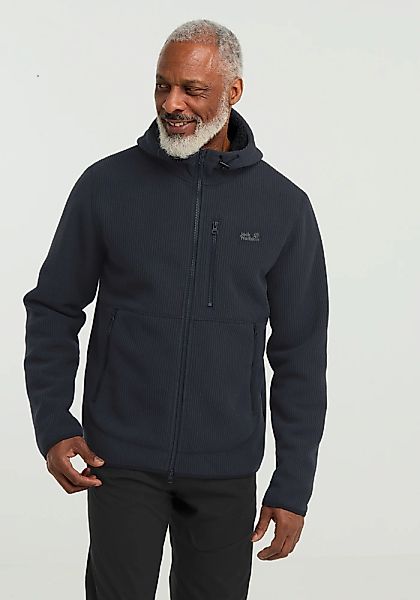 Jack Wolfskin Fleecejacke "LAKE RIDGE HOODED JKT M" mit Kapuze günstig online kaufen