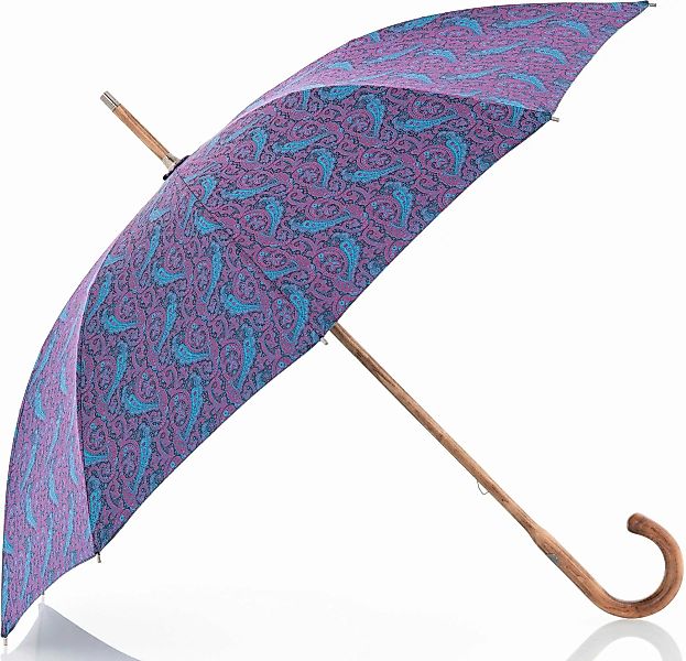 doppler MANUFAKTUR Stockregenschirm "Norfolk Cottage, paisley pink", handge günstig online kaufen