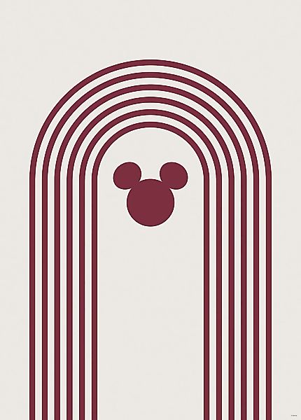Komar Bild "Minimal Mickey" Disney 1 Stk. tlg. Wandbild zur Dekoration im K günstig online kaufen