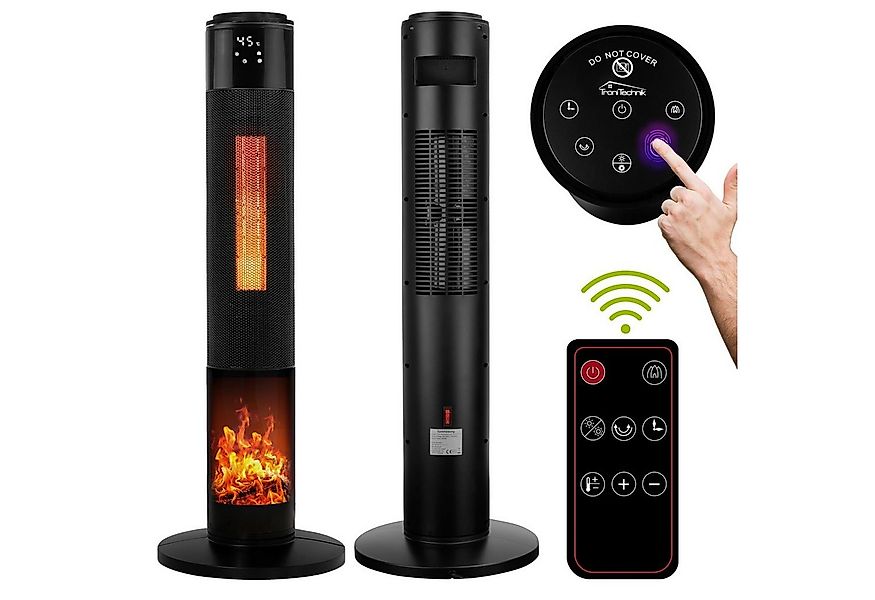 TroniTechnik Heizstrahler Turmheizer,Keramikelement,Heizgerät,Oszillation s günstig online kaufen