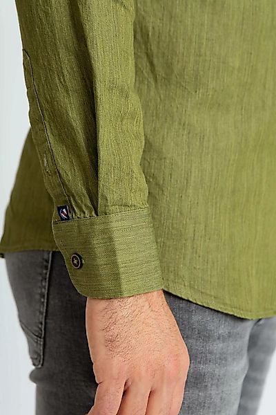 Suitable Hemd Washed Grün - Größe 3XL günstig online kaufen