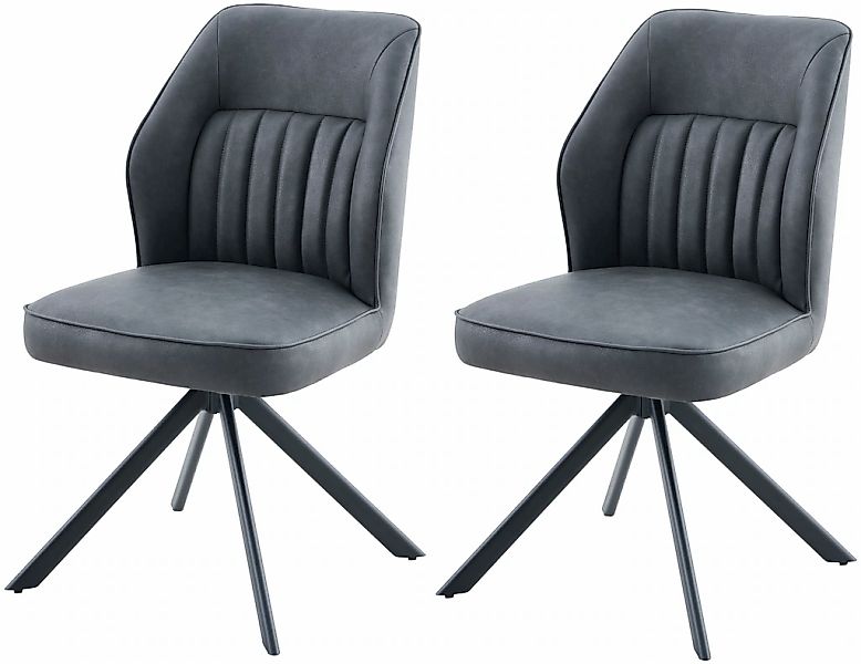 HELA 4-Fußstuhl "PRIZZI" (Set) 2 Stk.4-Fuß, 360 drehbar, Gestell oval, gepo günstig online kaufen