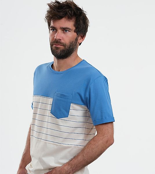 T-shirt Miami Mit Streifen Aus Bio-baumwolle günstig online kaufen