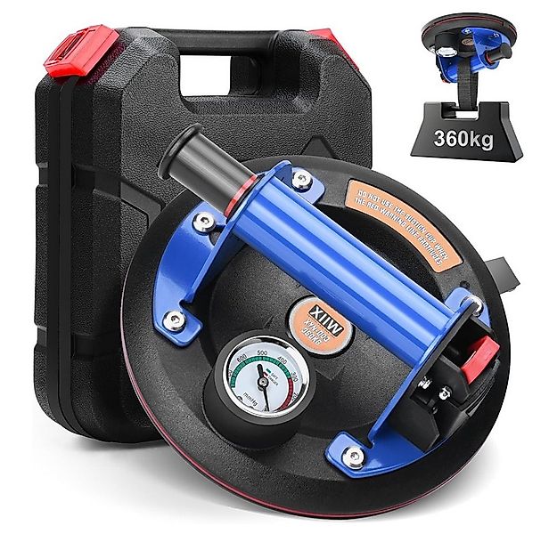 XERSEK Saugheber Saugheber Glasheber Metallgriff mit Manometer 8'' Vakuum S günstig online kaufen