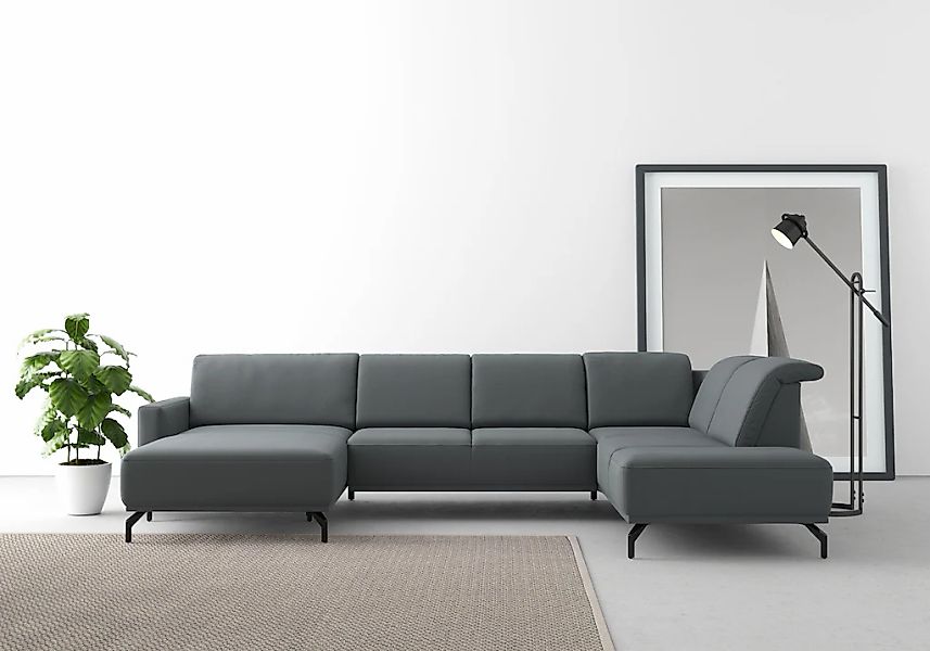 sit&more Wohnlandschaft "Bailando U-Form" wahlweise mit Kopfteilverstellung günstig online kaufen